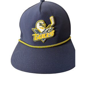 San Diego Gulls Snapback Hat Rope Cap Hockey AHL USA Flag Perforated Adjustable